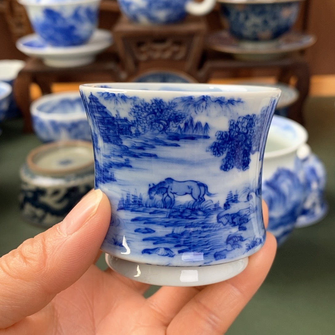 杯景德镇陶瓷手工手绘