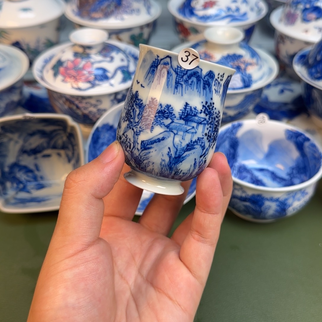 彦祖纯手工手绘茶具37