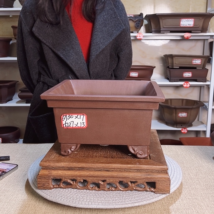 紫砂花盆紫砂花盆