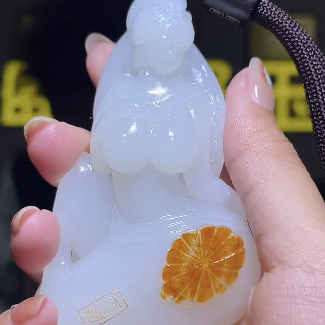 手把件货玉石把玩件文玩摆件D2