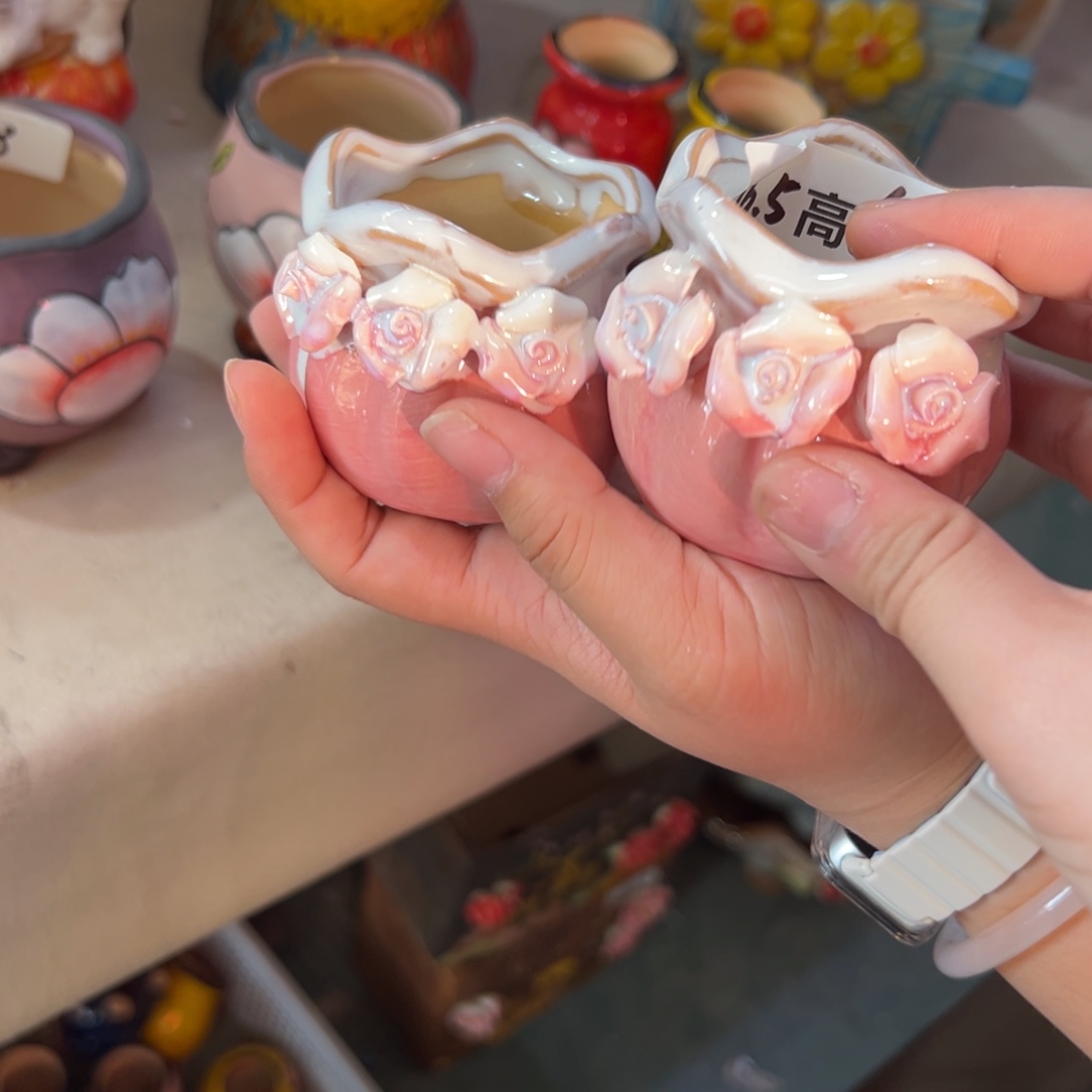 多肉花盆，满20发货，爱退款拉黑