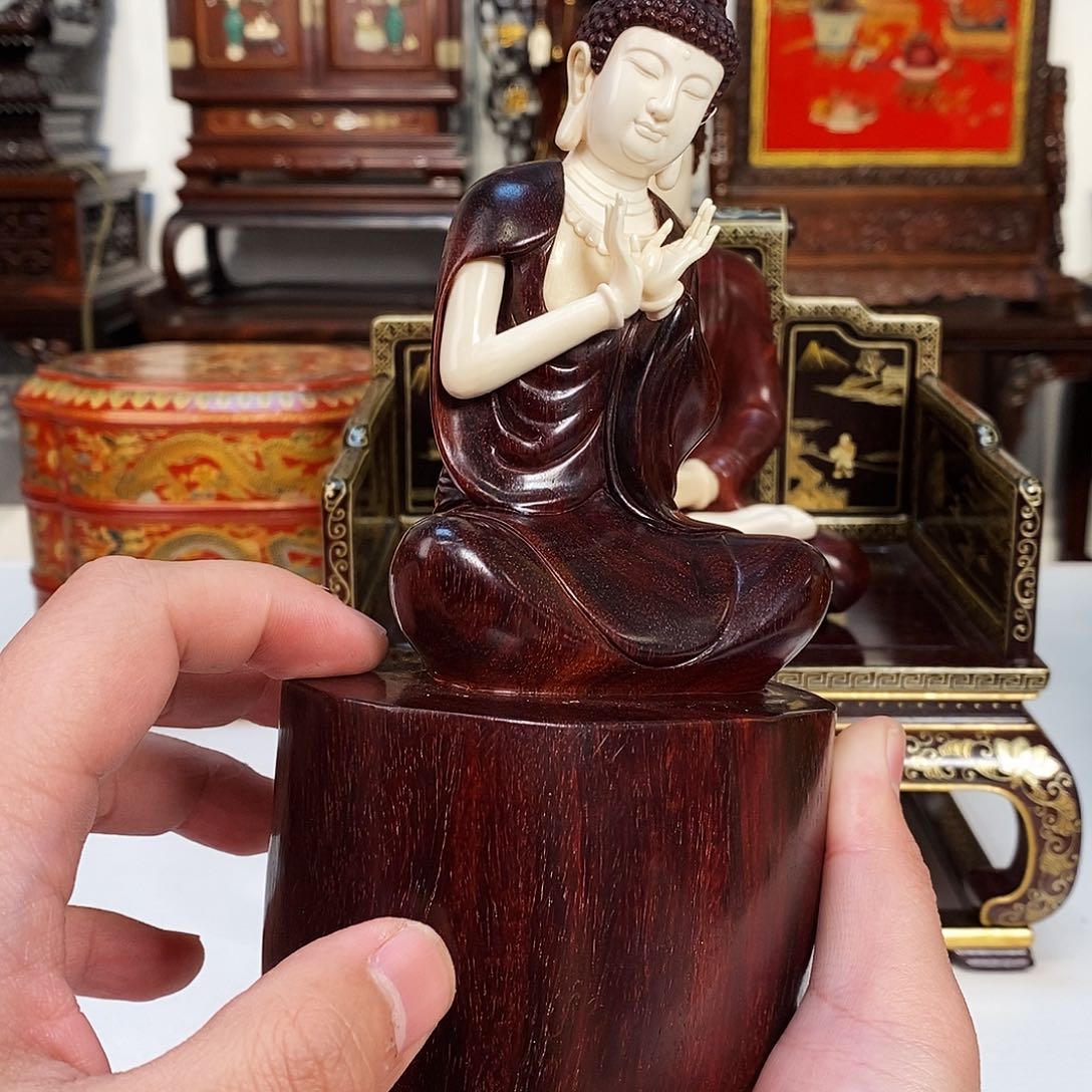 紫檀木类成套家具新*小叶紫檀佛