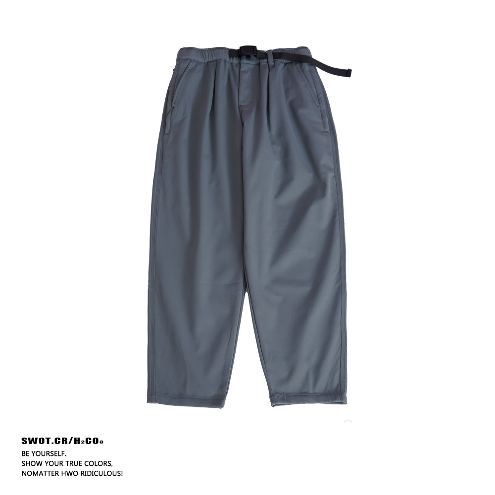 SWOT.CR/日系机能户外三防软壳加绒5302宽松微锥休闲裤chino裤