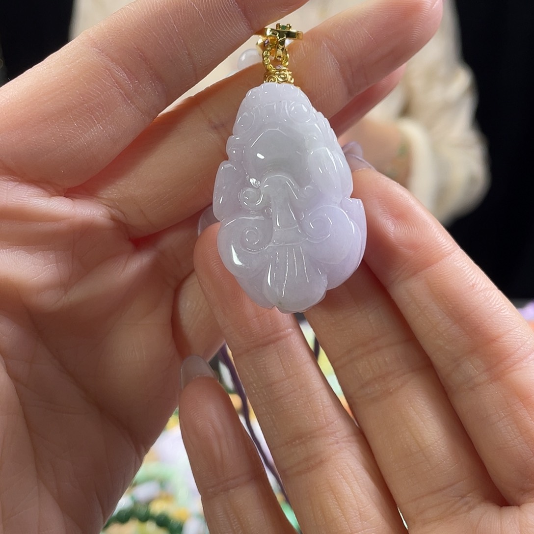 翡翠颈饰未镶嵌代编织