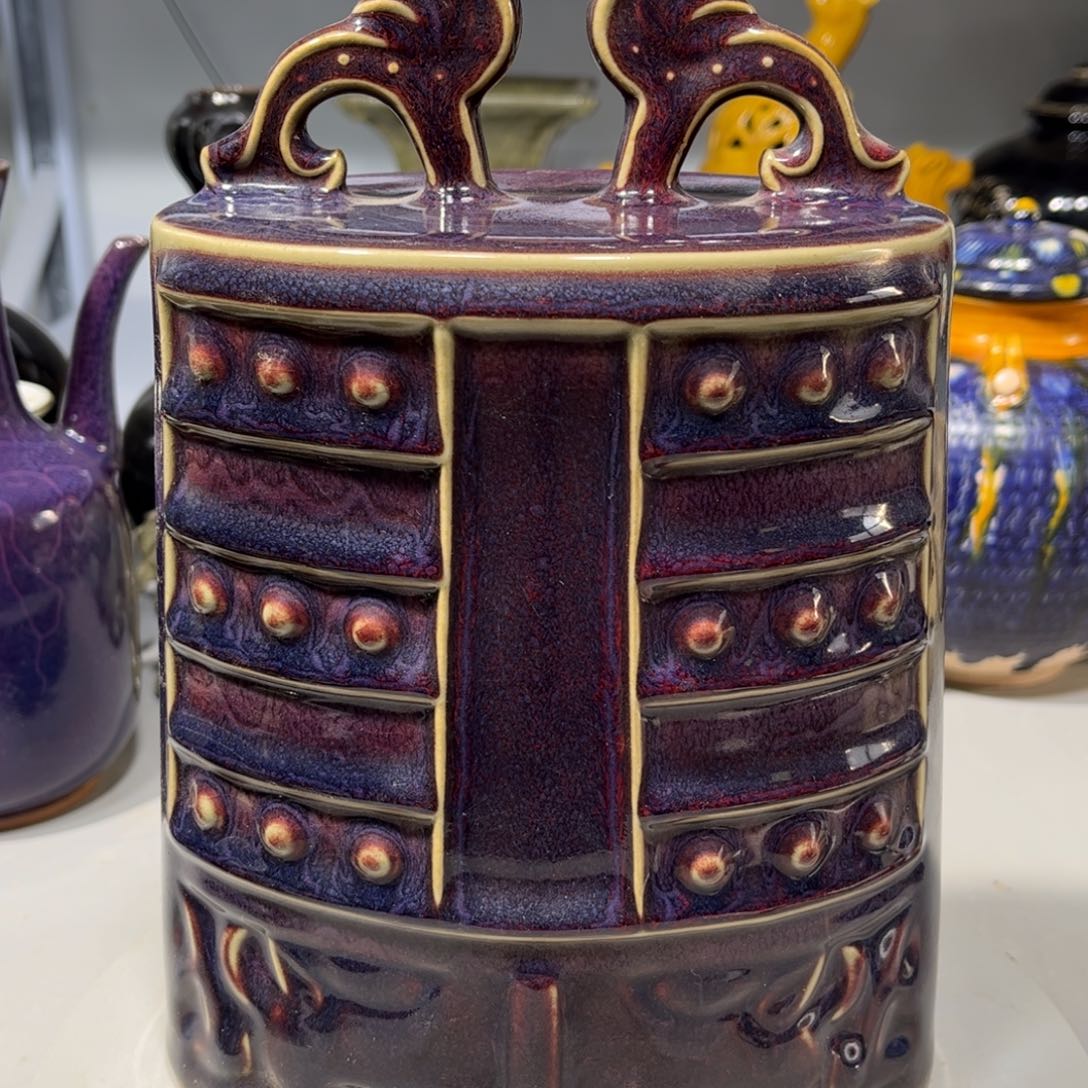 瓶钧窑瓷器品相完美