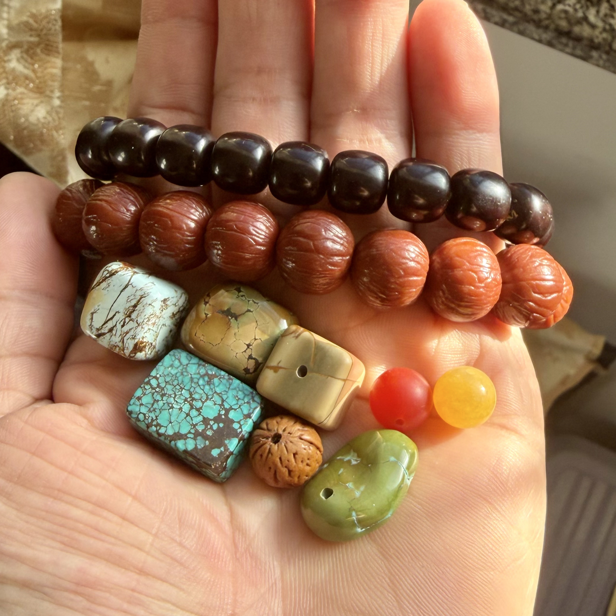 2号链接 原创手工DIY手串猴头圆珠多样性发货