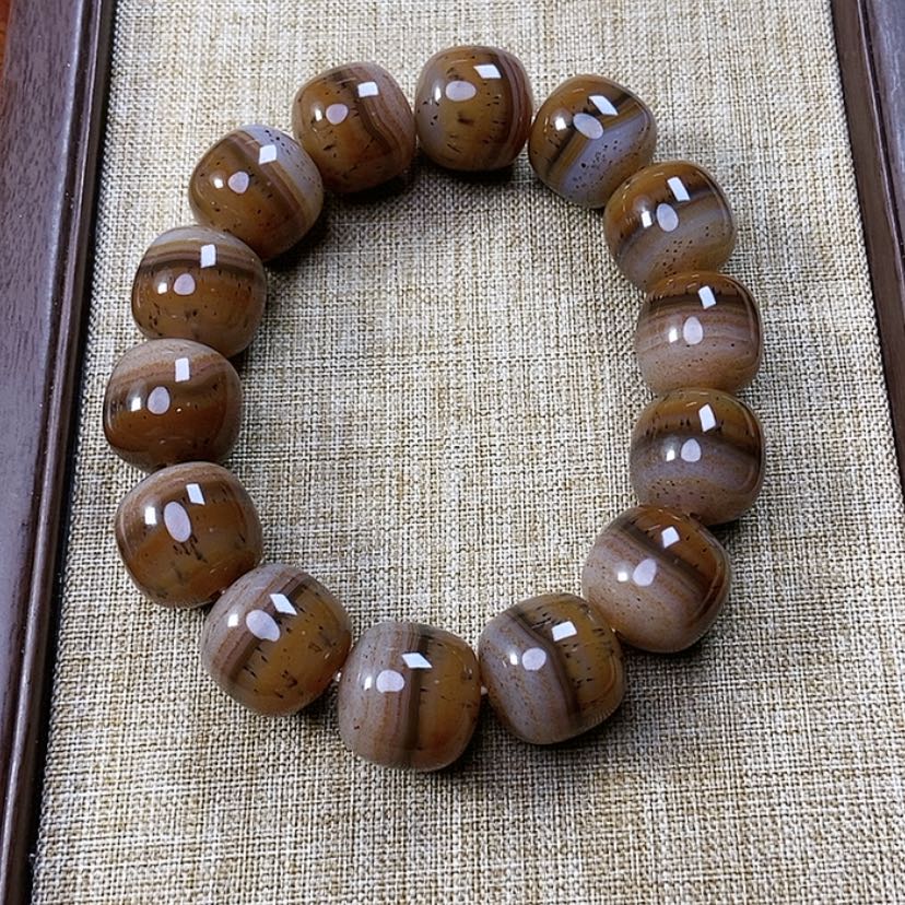 【闪购商品】玛瑙/玉髓手链未镶嵌d****l