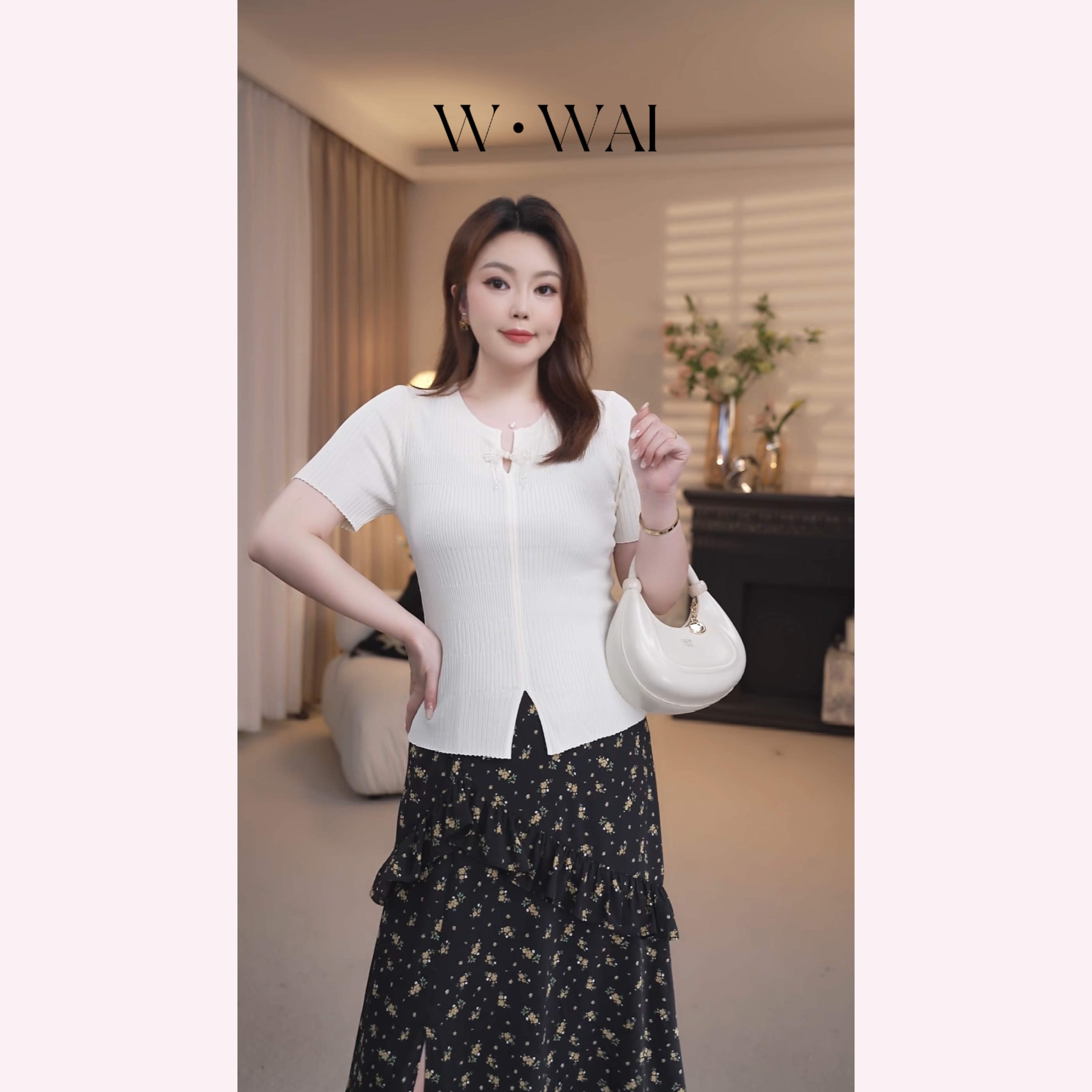 【浮光栖竹】显瘦气质甜美新中式流苏盘扣针织衫上衣 SX52Z070