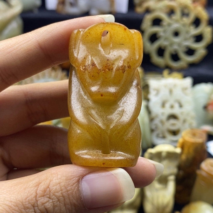 蛇纹石玉颈饰未镶嵌67