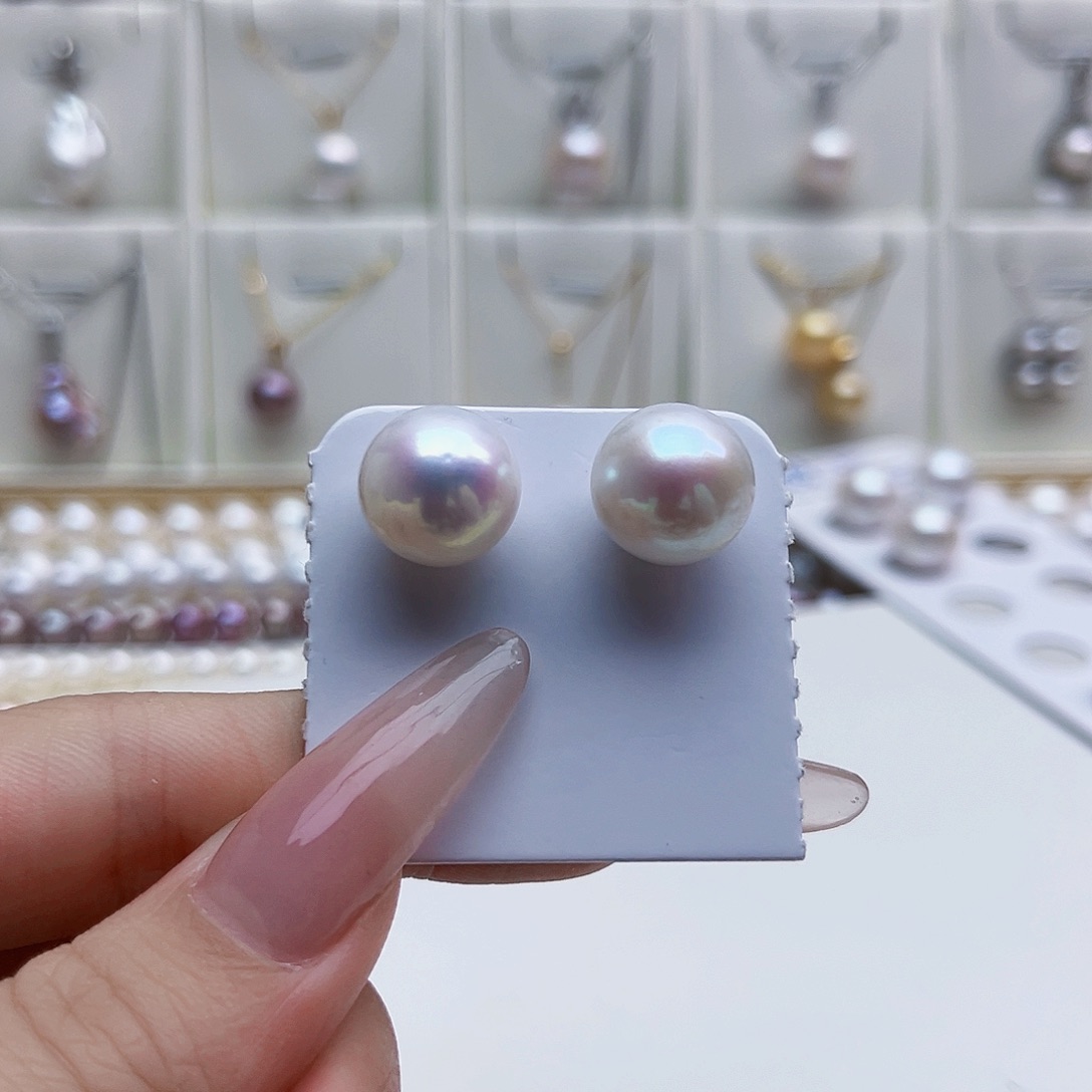 淡水珍珠耳饰未镶嵌