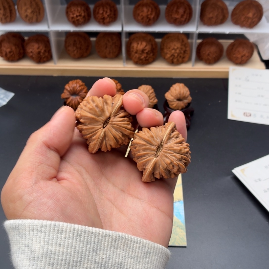 文玩核桃把件平谷四座楼全品无修42