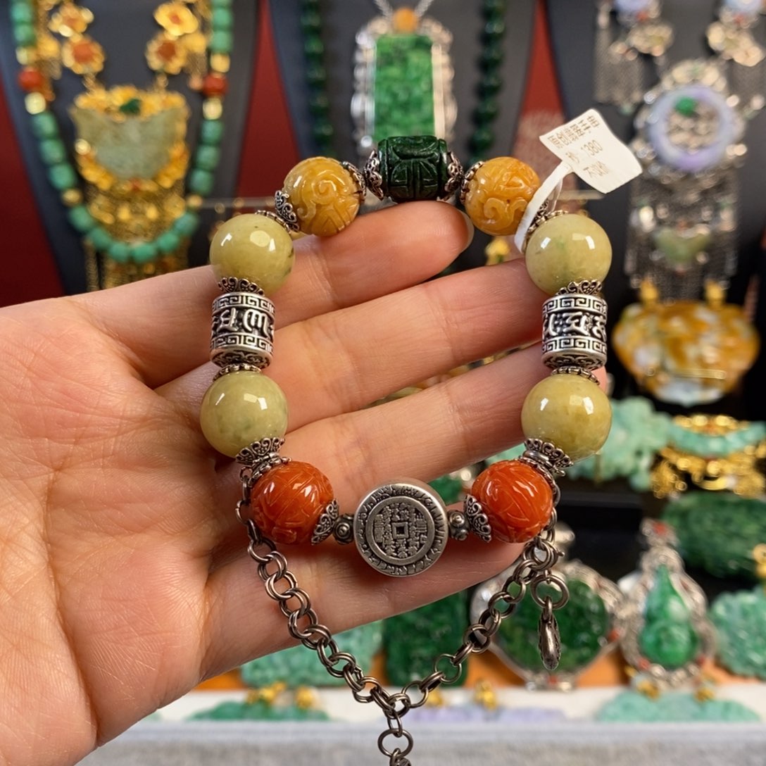 翡翠手链未镶嵌翡翠手串 亏清