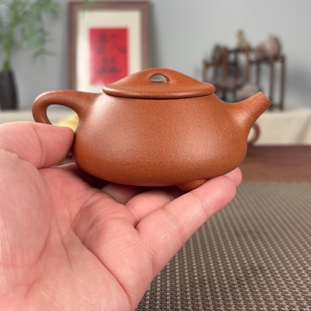 紫砂茶壶微瑕黄龙山原矿紫砂壶