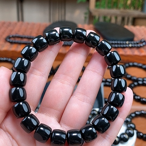 和田玉手串未镶嵌起****部