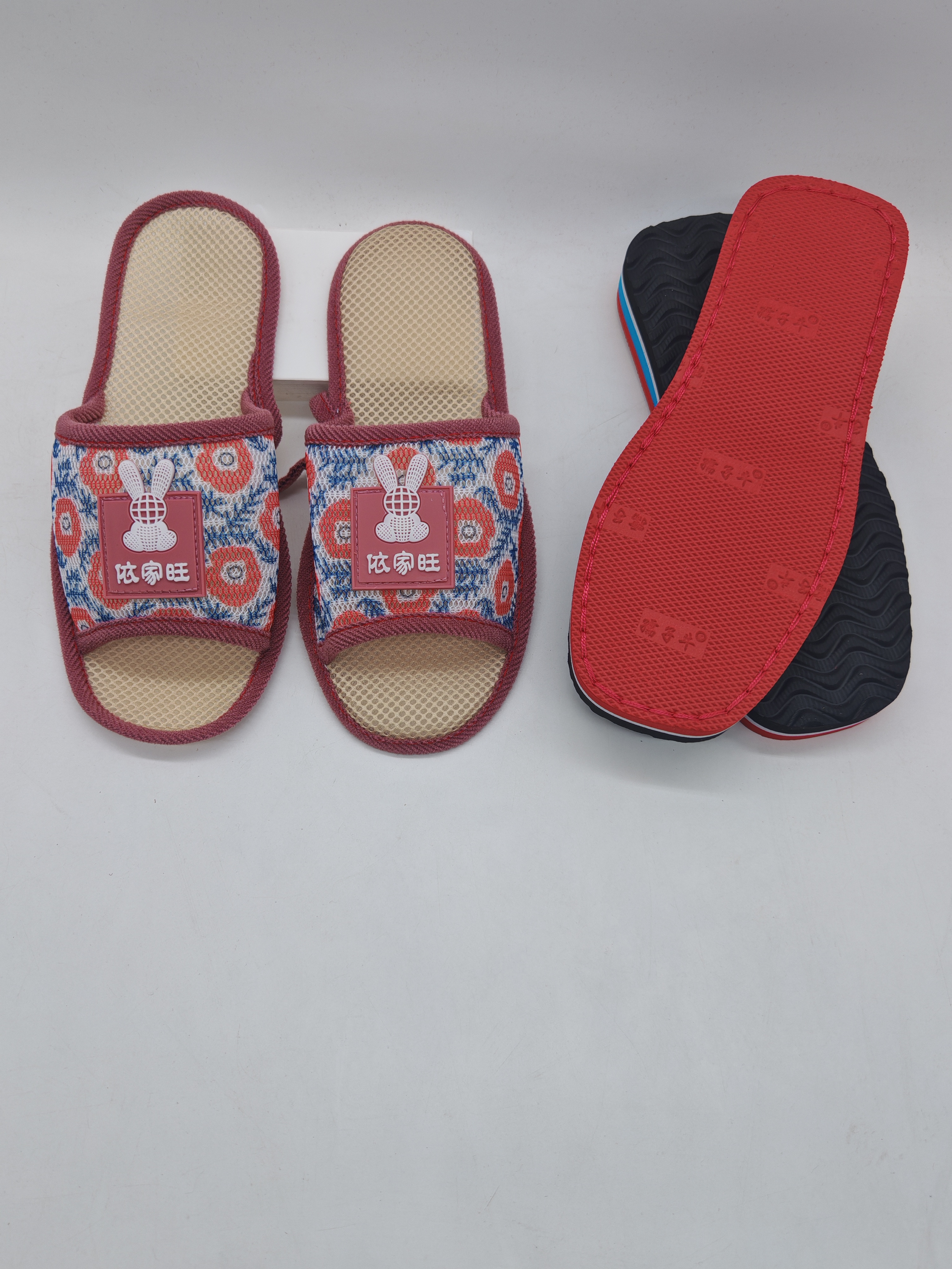 【福利款不送】夏天鱼嘴拖+橡胶底材料包透气清凉可冲澡运动网面