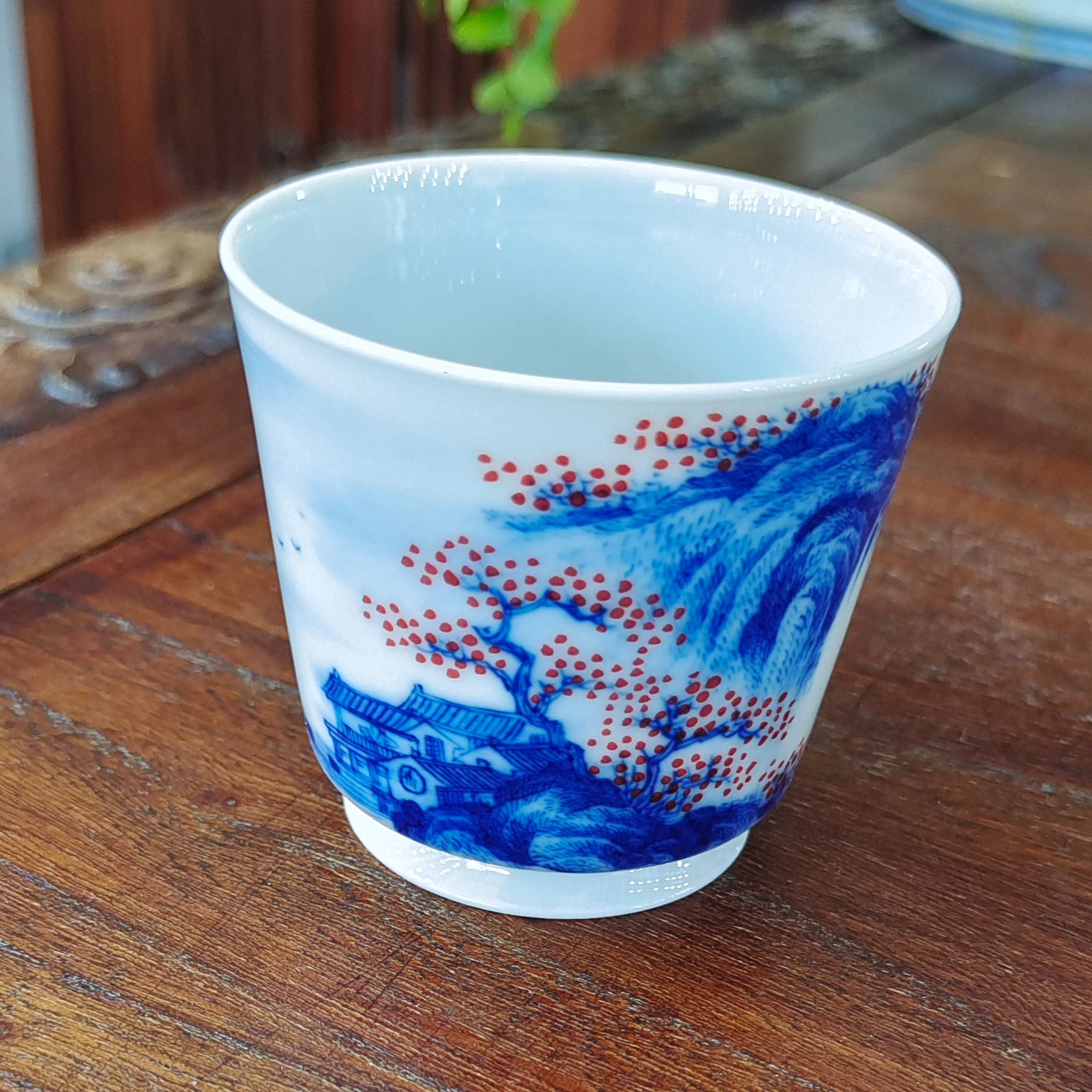 十里桃花小直口杯