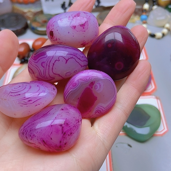 【闪购商品】未镶嵌玛瑙/玉髓珠宝半成品莫*