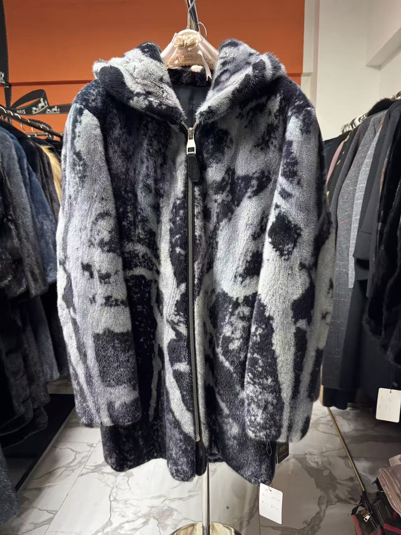 中长男款夹克外套