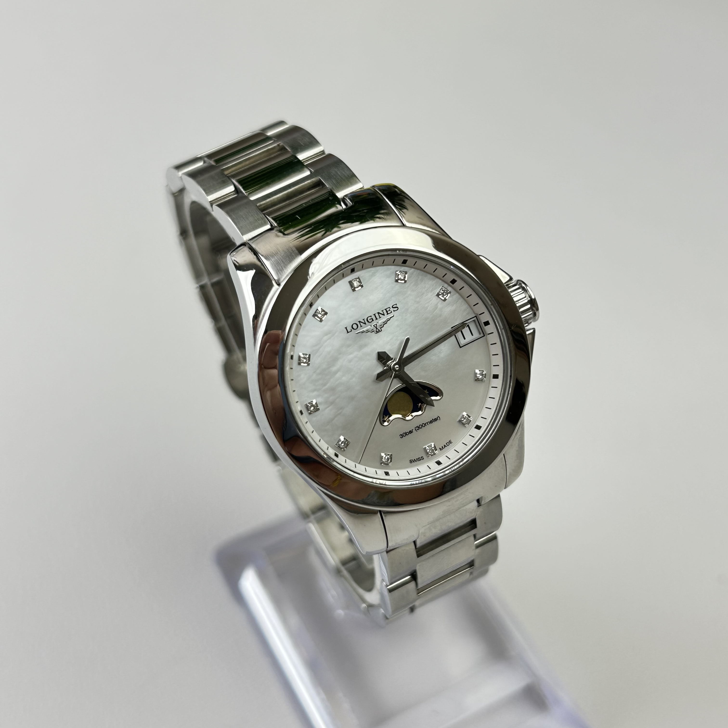95新 Longines/浪琴 浪琴C/D2680/石英瑞士名表/表径29.5mm原装