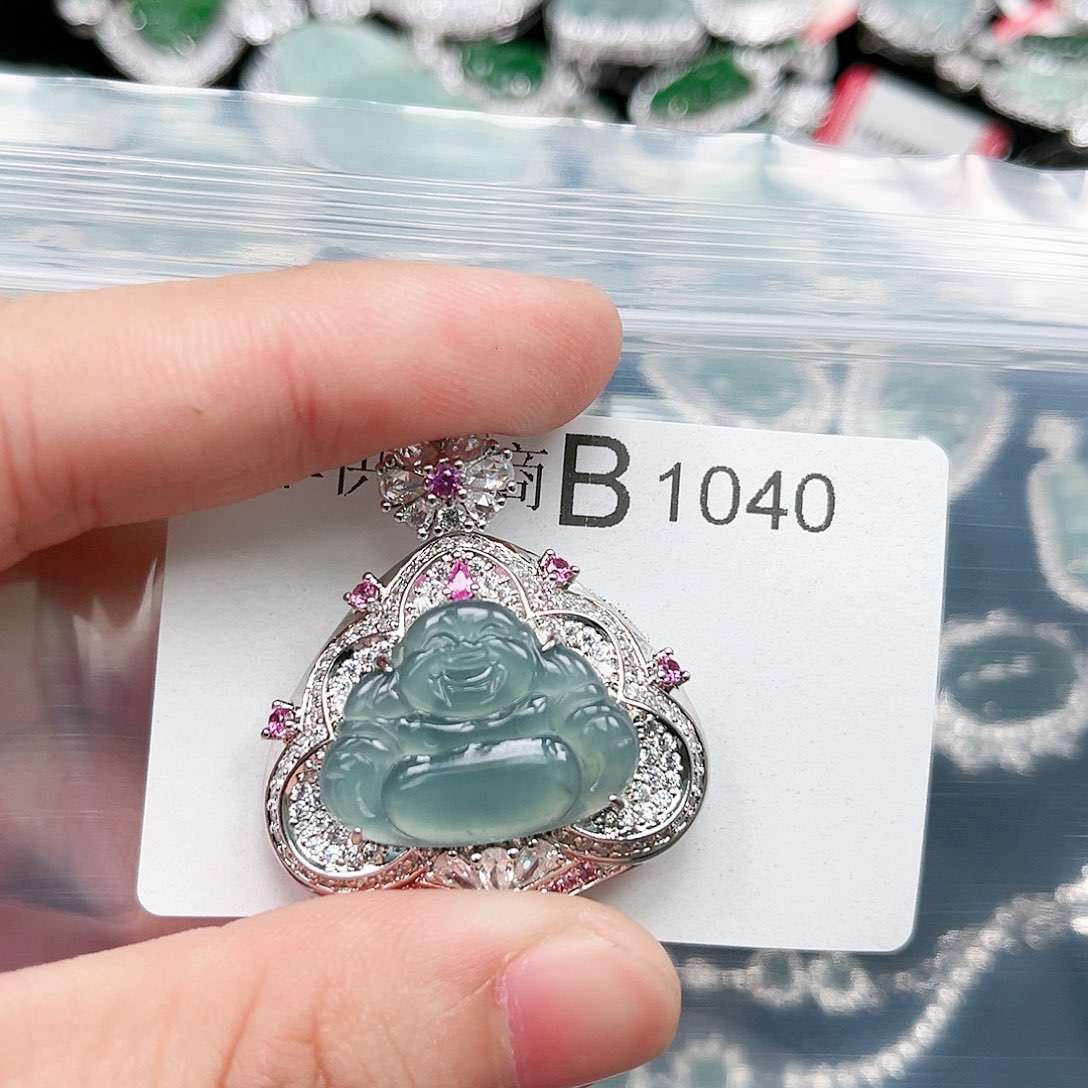 翡翠颈饰未镶嵌翡翠1040