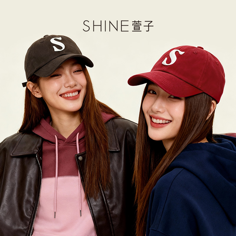 萱子萱子休闲运动球帽帽子修饰脸型显脸小纯棉透气舒适有型