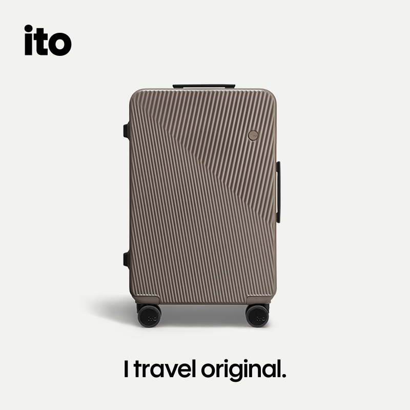 ITO GINKGO 3 STRIPED万向轮时尚经典铝框行李箱拉杆密码箱旅行箱