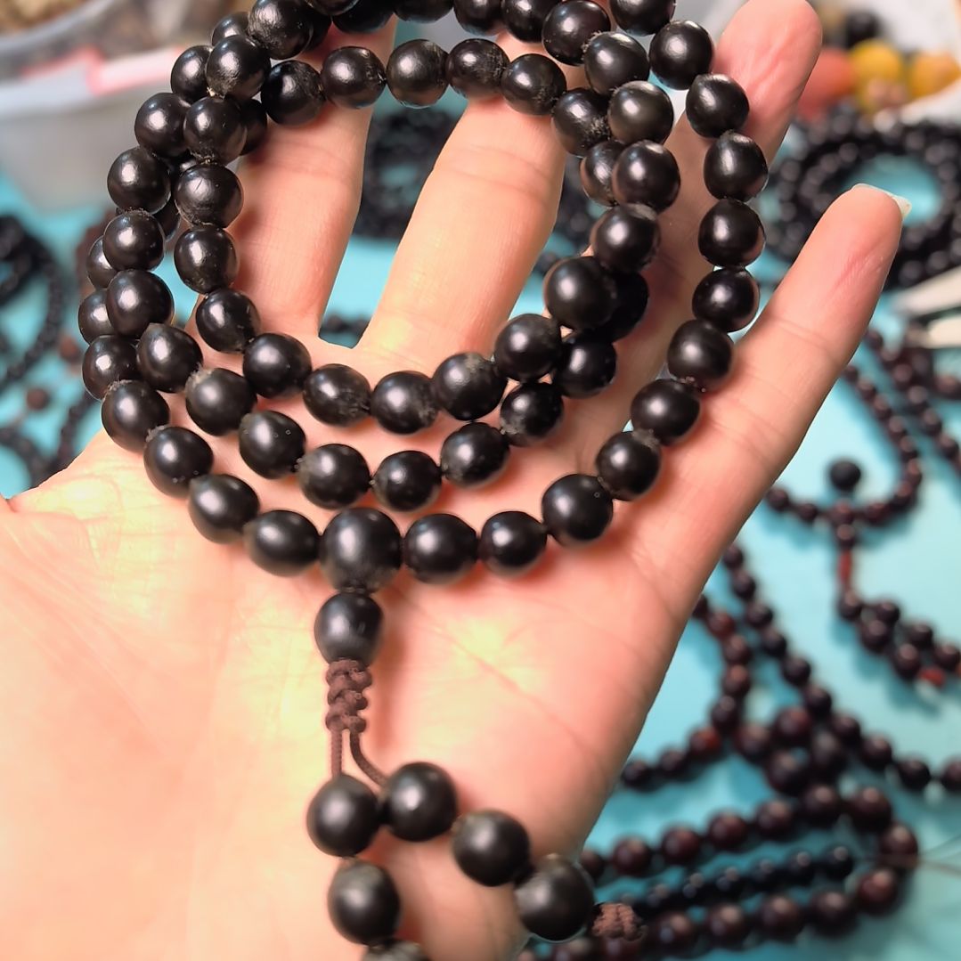 L***y吊坠紫金鼠无患子手持72颗