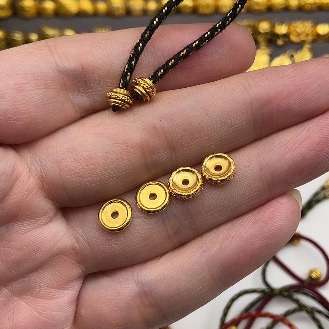 大***海足银玻璃车轮8mm曼陀罗8mm双层唐草轴565mm