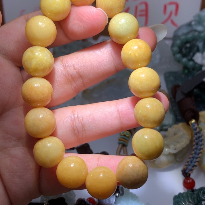 翡翠颈饰未镶嵌保真天然A货翡翠