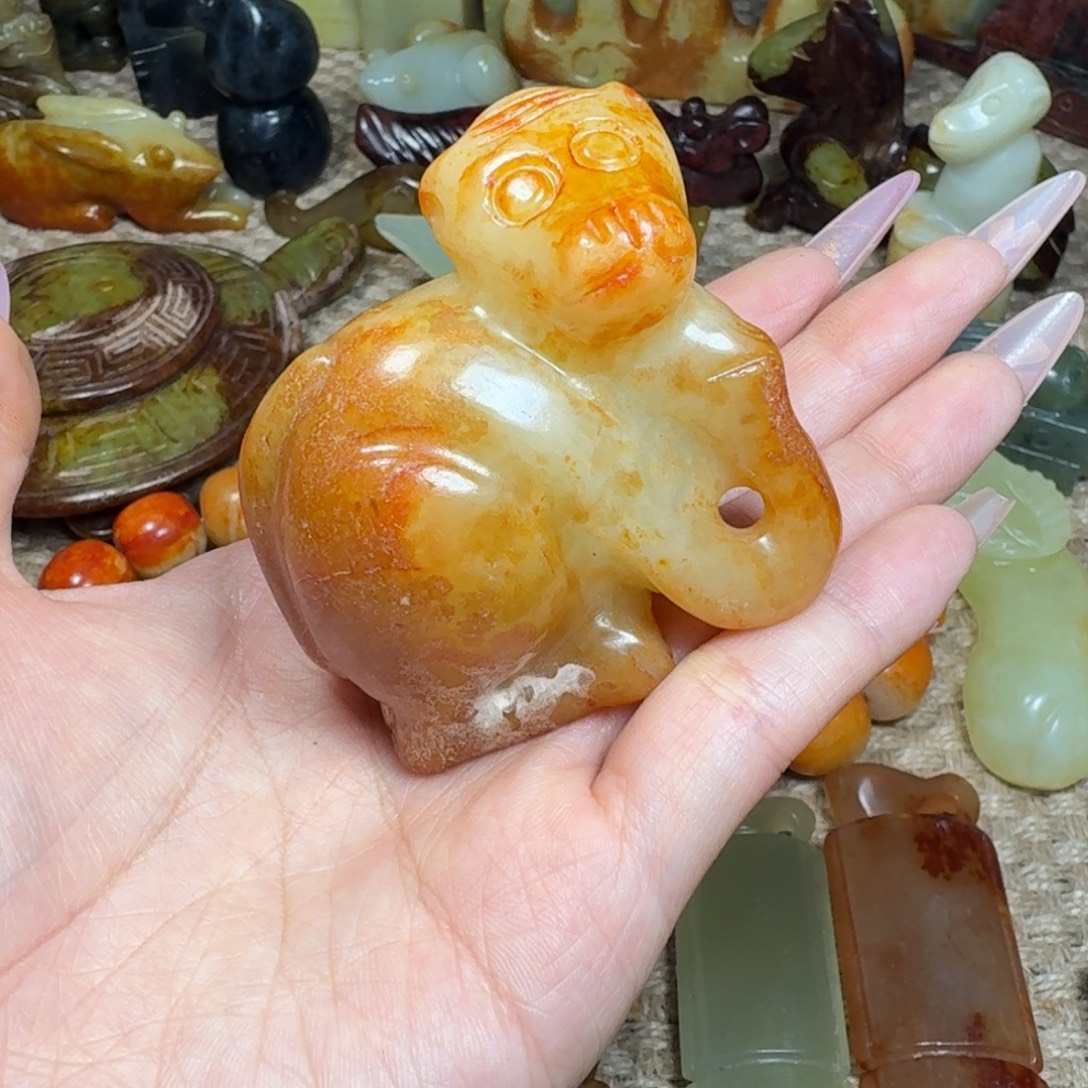 白玉菩提吊坠挂件