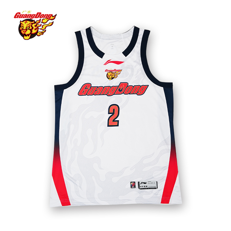 广东宏远东阳光25-26赛季联盟版 白色 球衣 徐杰 2号