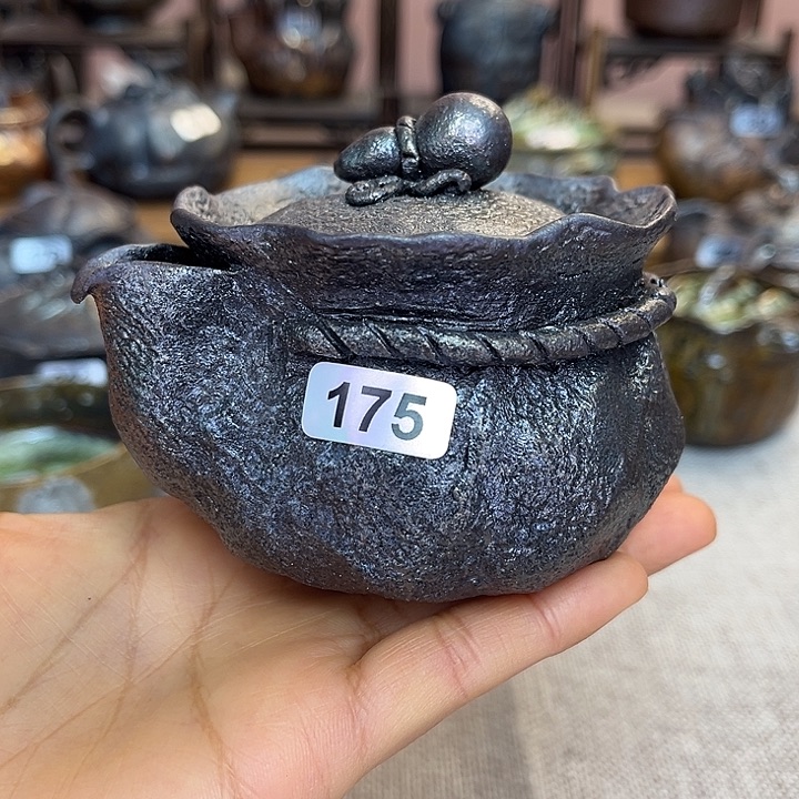 裸柴烧陶瓷手工茶器