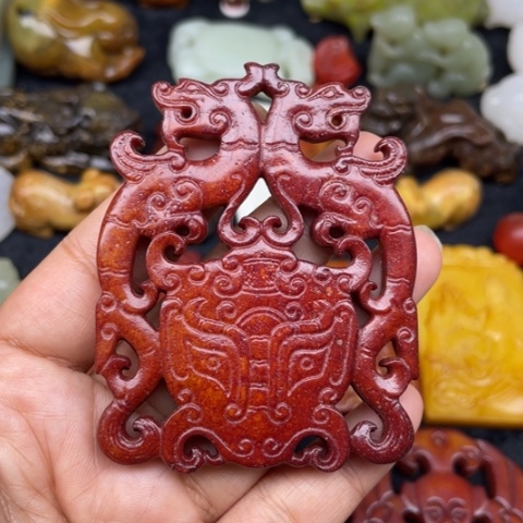 和田玉未镶嵌颈饰39