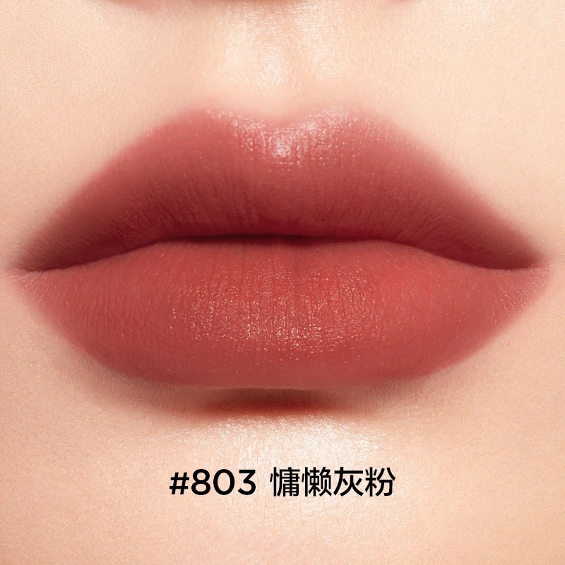 【达人专属】正品仿生膜精华唇釉803灰粉口红808丝绒雾面817显白818