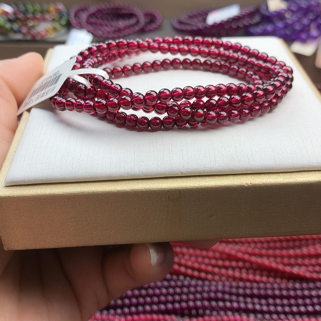 石榴石手串未镶嵌4