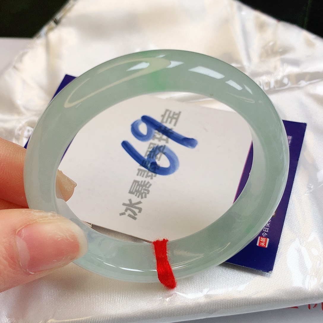 翡翠手镯未镶嵌缅甸天然a货翡翠