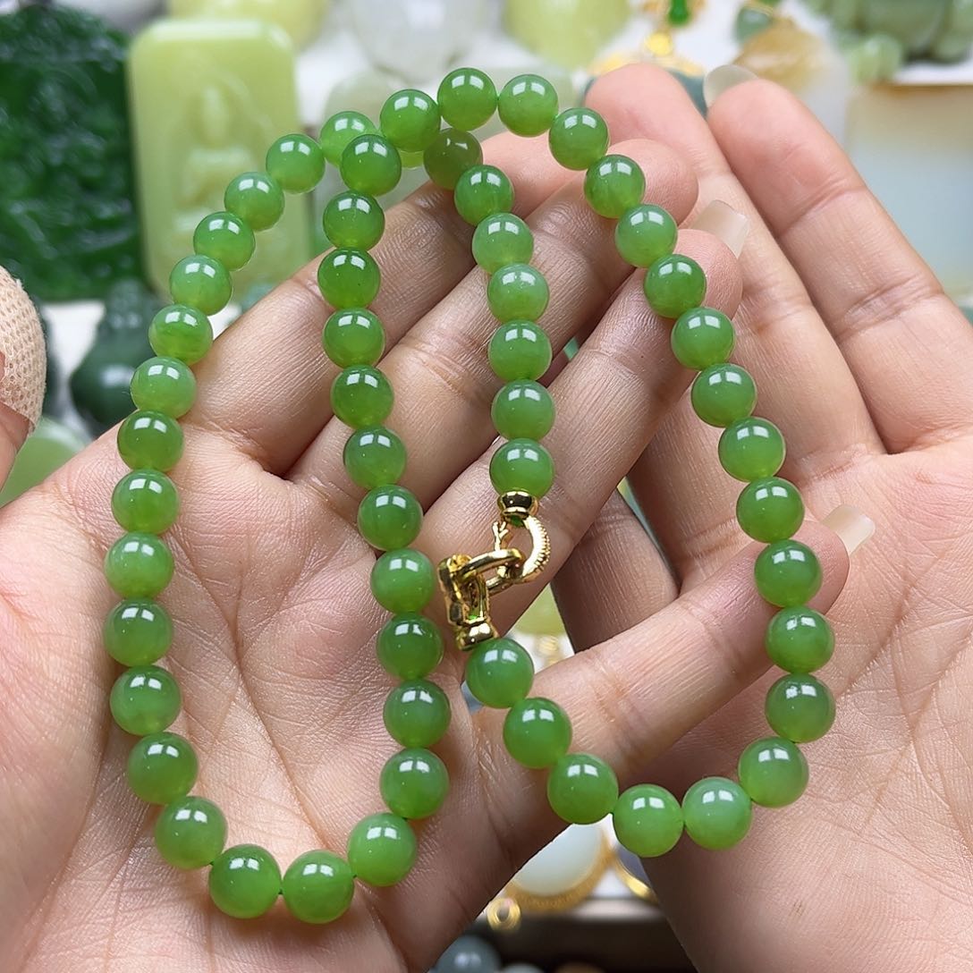 和田玉吊坠项链未镶嵌