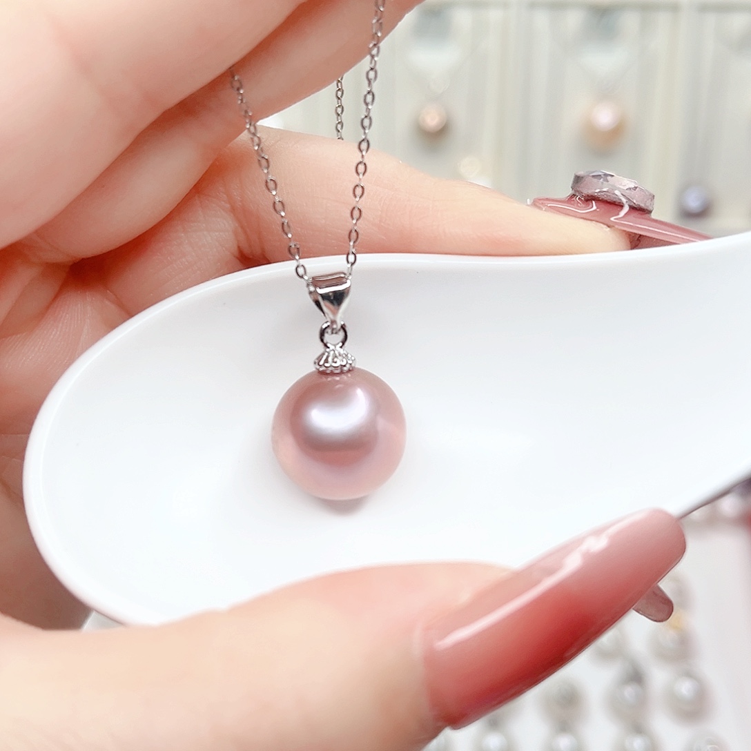 淡水珍珠吊坠(赠链)合金
