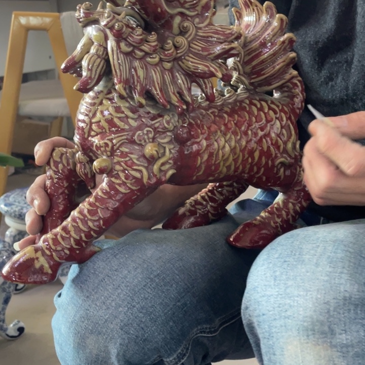 逗***逗花瓶摆件花盆303，陶瓷00000000000000