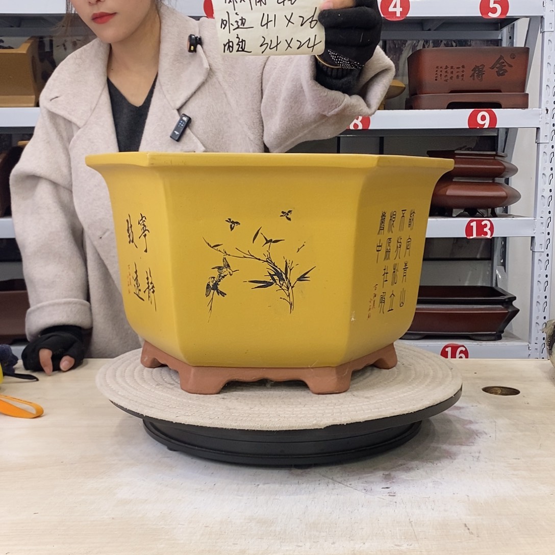 花盆紫砂紫砂花盆