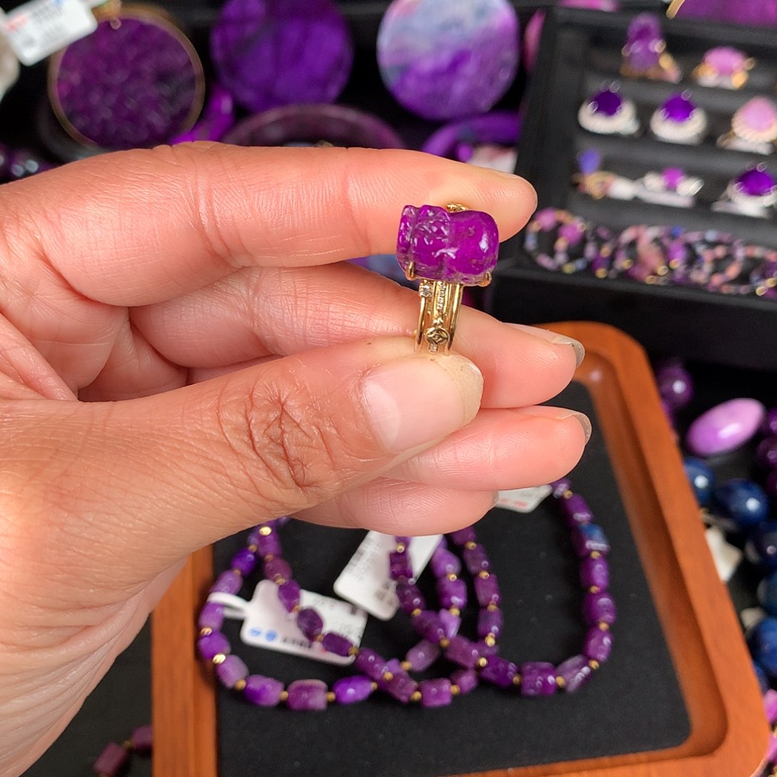 苏纪石（舒俱来）未镶嵌戒指