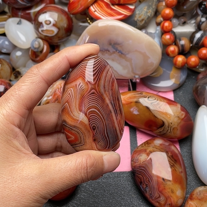 玛瑙/玉髓未镶嵌马达加斯加海洋玉髓玛瑙