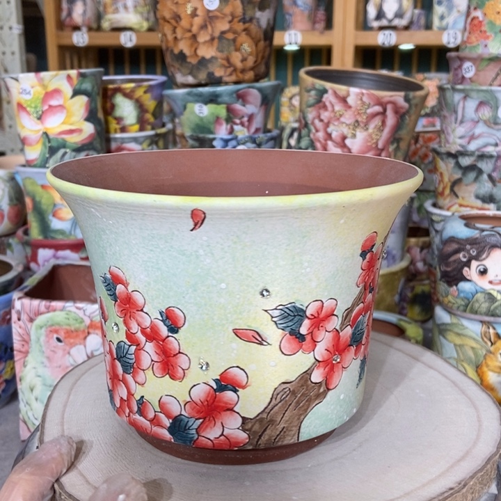 红陶景德镇艺术手绘作品