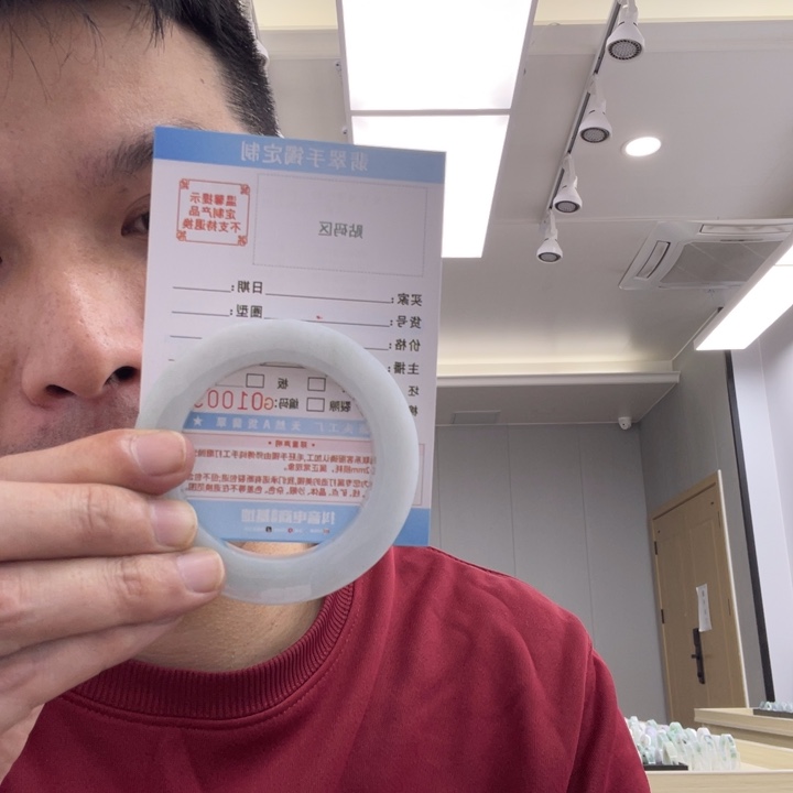 大***丹定制翡翠未镶嵌A货翡翠手镯