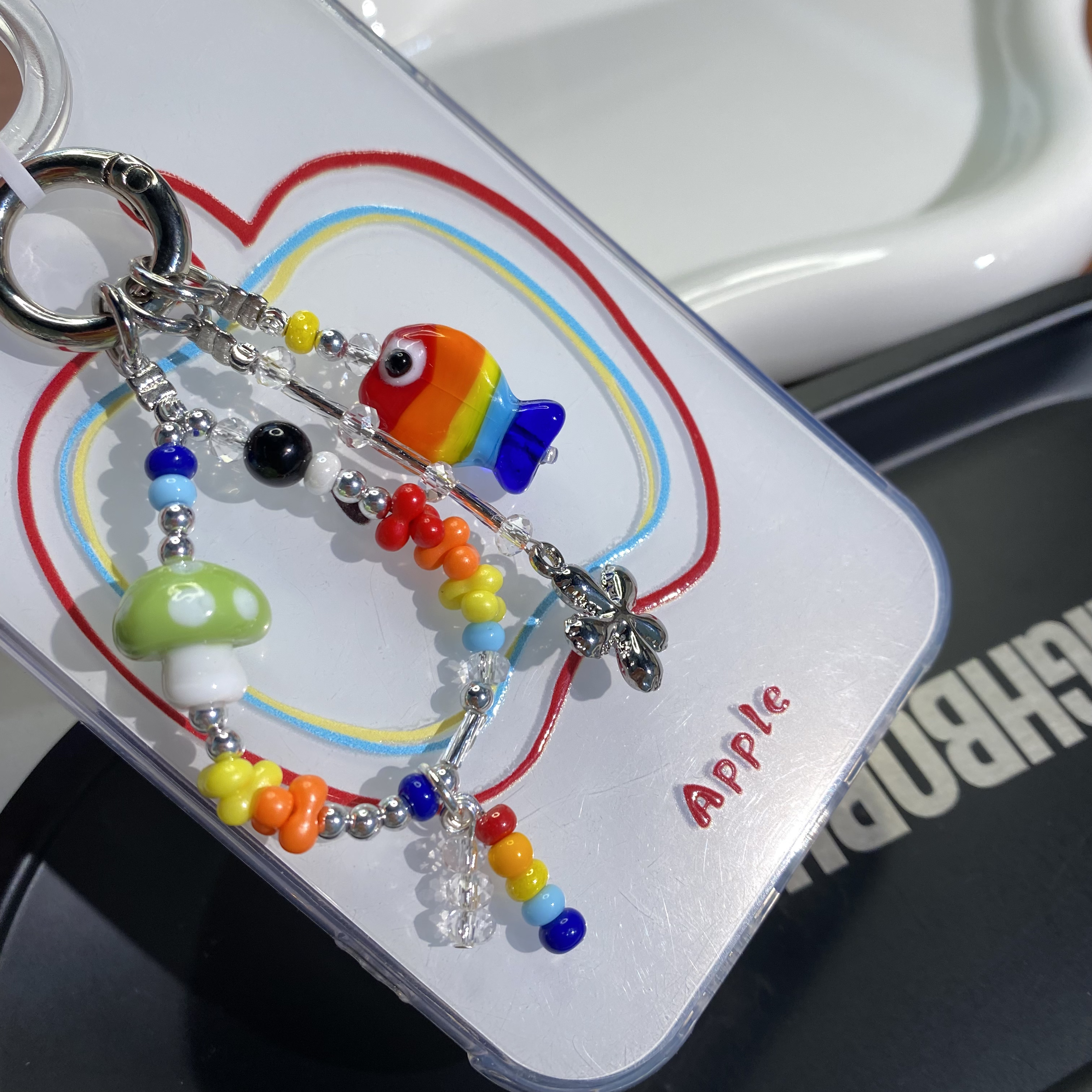 5005丑鱼挂件原创手机链