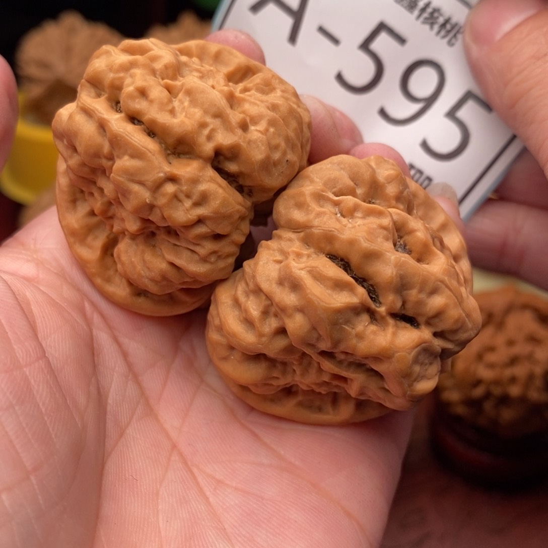 文玩核桃把件开背蛙41