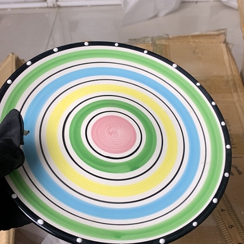 盘陶瓷制品满25拼单发货默认微瑕