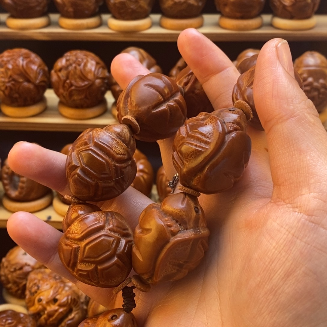 饕***餮橄榄核手串/手链橄榄