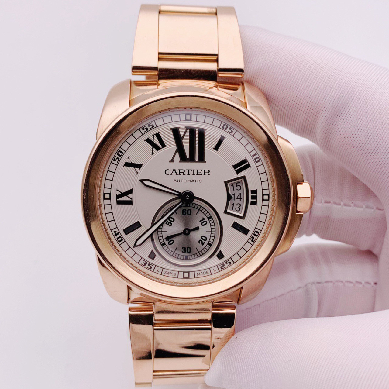 99新 Cartier/卡地亚 全金卡利博｜2018年单表