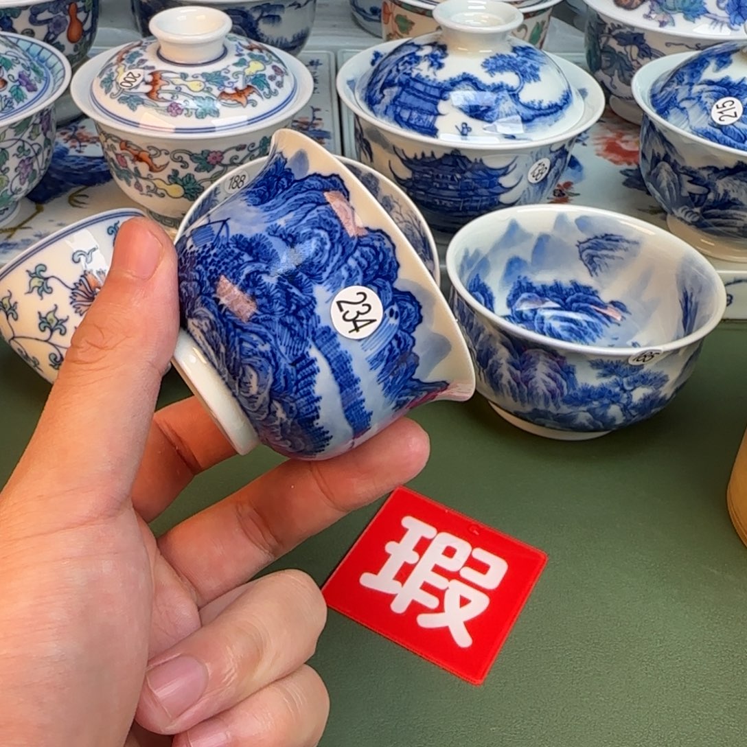 彦祖纯手工手绘茶具234